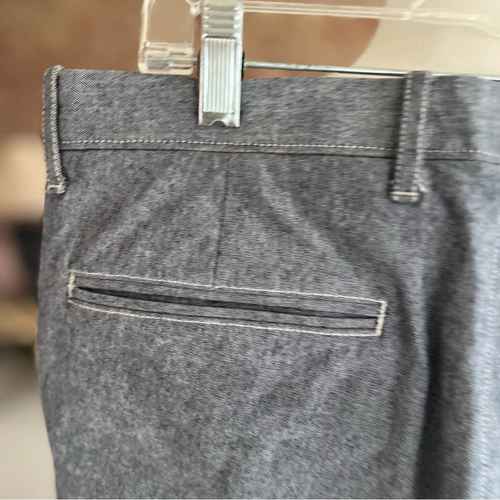 J. Crew Men’s Pants 484 Slim Stretch Twill Gray Cotton 31 x 32 Preppy Chino